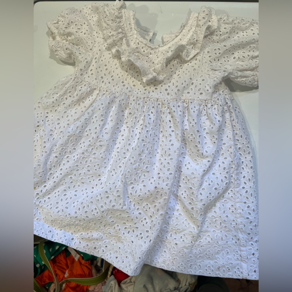 Polo Ralph Lauren White Eyelet Dress size 2T